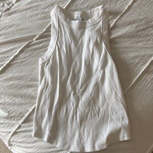 Topshop Classic White Tank Top